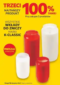 Kaufland Wkłady do zniczy oferta