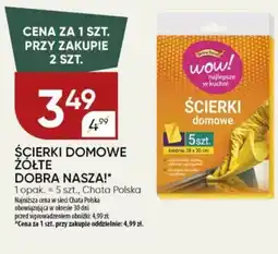 Chata Polska Ścierki domowe żółte dobra nasza oferta