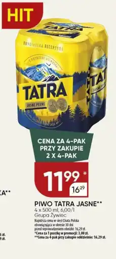 Chata Polska Piwo tatra jasne Grupa Żywiec oferta