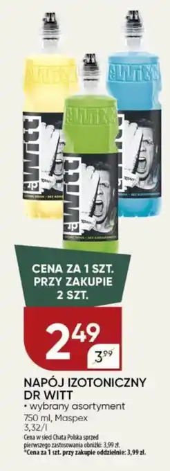 Chata Polska Napój izotoniczny dr witt oferta