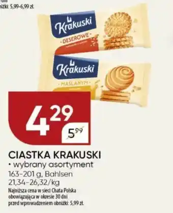 Chata Polska Ciastka krakuski bahlsen oferta