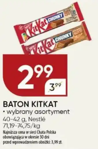 Chata Polska Baton kitkat Nestlé oferta