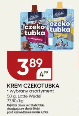 Chata Polska Krem czekotubka lotte wedel oferta