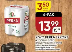 Chata Polska Piwo perła export browary lubelskie perła oferta