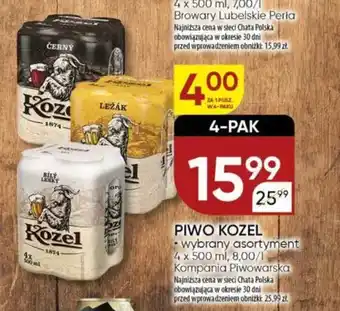 Chata Polska Piwo kozel Kompania Piwowarska oferta