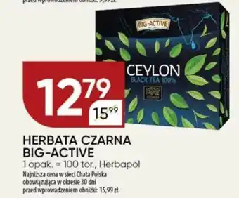 Chata Polska Herbata czarna big-active herbapol oferta