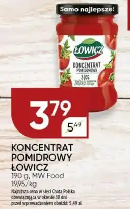 Chata Polska Koncentrat pomidorowy łowicz mw food oferta