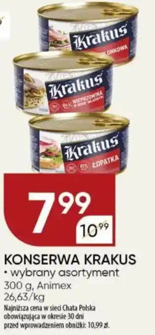 Chata Polska Konserwa krakus animex oferta