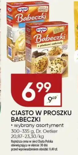 Chata Polska Ciasto w proszku babeczki Dr. Oetker oferta