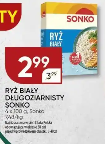 Chata Polska Ryż biały długoziarnisty sonko oferta