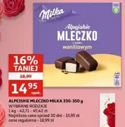 Auchan Czekoladki waniliowe Milka Alpejskie Mleczko oferta