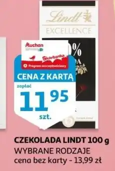 Auchan Czekolada 70% cocoa Lindt Excellence oferta