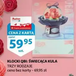 Auchan Klocki świecąca kula Qbi oferta