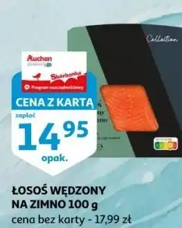 Auchan Łosoś wędzony Auchan Collection oferta