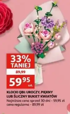 Auchan Klocki bukiet kwiatów śliczny Qbi oferta