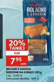 Auchan Roladki z łososia Auchan Różnorodne (Logo Czerwone) oferta