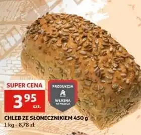 Auchan Chleb ze słonecznikiem Auchan oferta