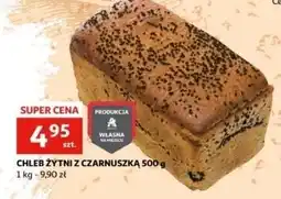 Auchan Chleb żytni z czarnuszką oferta