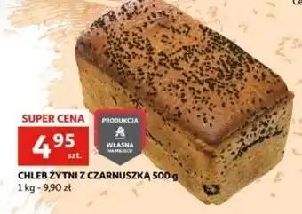 Auchan Chleb żytni z czarnuszką oferta