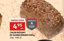 Auchan Chleb razowy ze słonecznikiem Auchan oferta