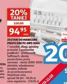 Auchan Zestaw do manicure pc-mps 3004 Profi Care oferta