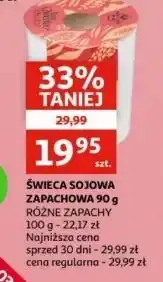 Auchan Świeca sojowa zapachowa oferta