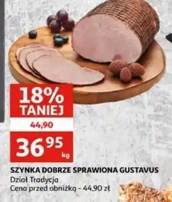 Auchan Szynka dobrze sprawiona Gustavus oferta