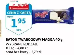 Auchan Batonik z masy twarogowej o smaku waniliowym Magija oferta