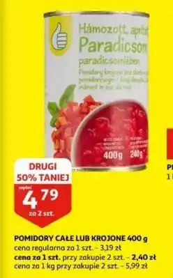 Auchan Pomidory całe Podniesiony Kciuk oferta