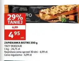 Auchan Zapiekanka z pieczarkami Iglotex Proste Historie Bistro oferta