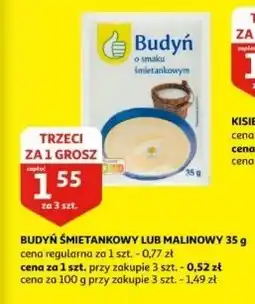 Auchan Budyń śmietankowy Podniesiony Kciuk oferta