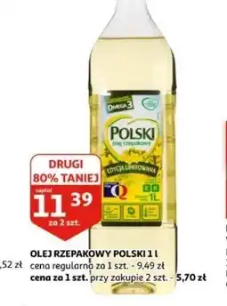 Auchan Olej rzepakowy Polski oferta