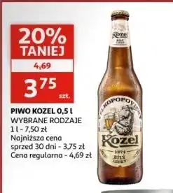 Auchan Piwo Kozel Bily Lehky oferta