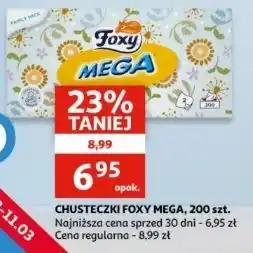 Auchan Chusteczki higieniczne Foxy Mega oferta