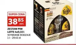 Auchan Piwo + kielich Leffe Zestaw oferta