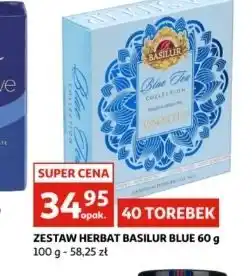 Auchan Zestaw herbat blue Basilur oferta