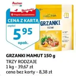 Auchan Grzanki pszenne Mamut oferta