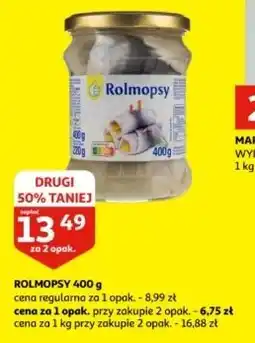 Auchan Rolmops w zalewie octowej Podniesiony Kciuk oferta