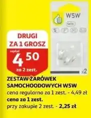 Auchan Żarówka samochodowa w5w Podniesiony Kciuk oferta