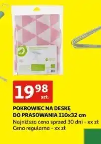 Auchan Pokrowiec na deskę 110 x 32 cm Auchan Na Co Dzień (Logo Zielone) oferta