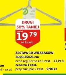 Auchan Wieszaki plastikowe Auchan Na Co Dzień (Logo Zielone) oferta