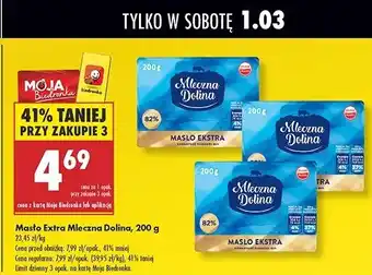 Biedronka Masło ekstra Mleczna dolina oferta