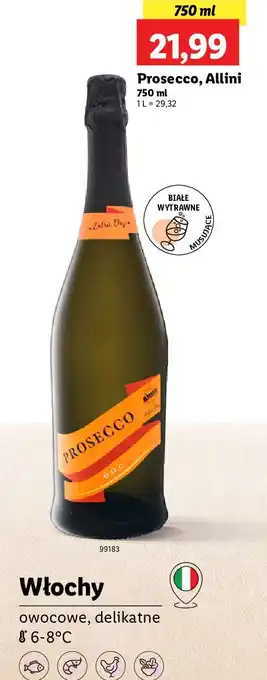 Lidl Wino białe wytrawne Mionetto Prosecco Doc Treviso oferta