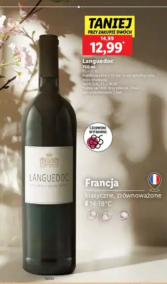 Lidl Wino Languedoc oferta