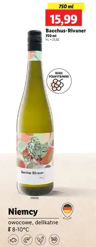 Lidl Wino Bacchus- Rivaner oferta