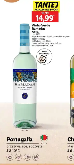 Lidl Wino Vinho Verde Ramadas oferta