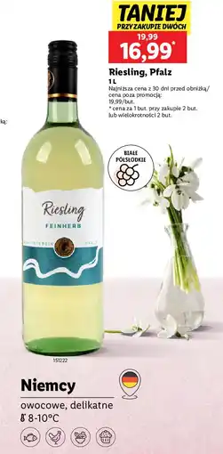 Lidl Wino Riesling Feinherb oferta