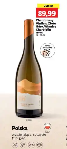 Lidl Wino Złote Góry Chardonnay oferta