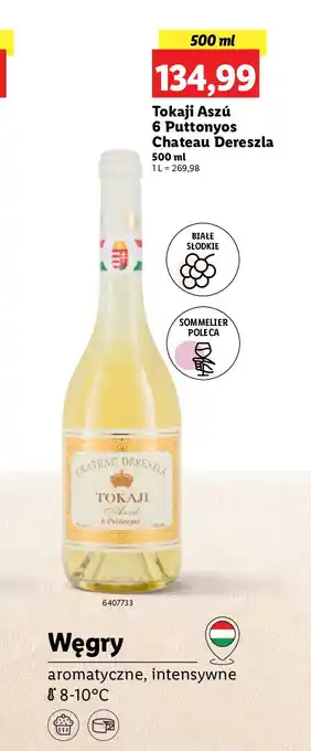 Lidl Wino Tokaji Aszu 6 Puttonyos oferta
