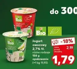 Kaufland Jogurt naturalny K-classic bio oferta